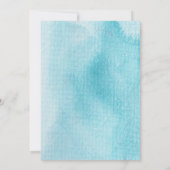 Winter Wonderland Floral Wedding Kaart (Achterkant)