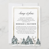 Winter Wonderland Forest | Aanpassingen van het hu Kaart (Voorkant)