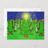 Winter Wonderland Forest Briefkaart (Voorkant / Achterkant)