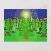 Winter Wonderland Forest Briefkaart (Voorkant)