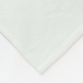 Winter Wonderland Forest Trees Custom Name Fleece Deken (Hoek)