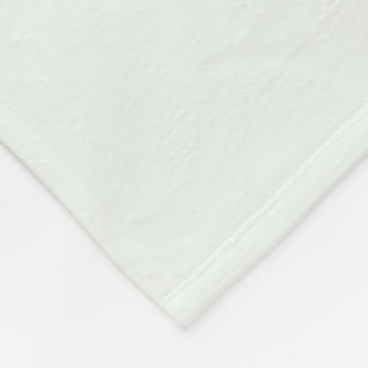 Winter Wonderland Forest Trees Custom Name Fleece Deken (Hoek)