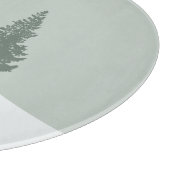 Winter Wonderland Forest Trees Snijplank (Hoek)