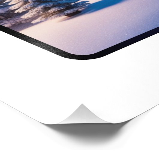 Winter Wonderland Foto Afdruk (Hoek)