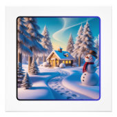 Winter Wonderland Foto Afdruk (Voorkant)