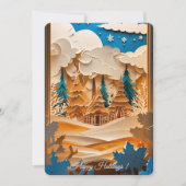 Winter Wonderland Foto Holiday Kaart (Voorkant)