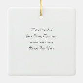 Winter Wonderland Fox Keramisch Ornament (Achterkant)