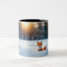 Winter Wonderland Fox Mok