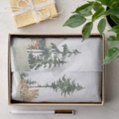 Winter Wonderland Foxes Decoupage Tissuepapier (Geschenk)