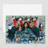 Winter Wonderland Frame Feestdagenkaart (Voorkant / Achterkant)