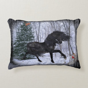 Winter Wonderland Friese Paard 2 Kussen