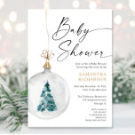 Winter wonderland genderneutraal baby shower kaart<br><div class="desc">Voor een geavanceerdere aanpassing van dit ontwerp,  selecteer hierboven eenvoudig de knoop "van het Aanpassen"!</div>