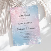 Winter Wonderland Genderneutraal Baby shower Kaart