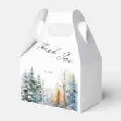 Winter Wonderland Genderneutraal Het is koud buite Bedankdoosjes (Achterkant)