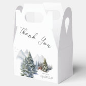 Winter Wonderland Genderneutraal Het is koud buite Bedankdoosjes (Geopend)