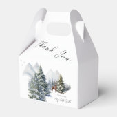 Winter Wonderland Genderneutraal Het is koud buite Bedankdoosjes (Voorkant Zijde)