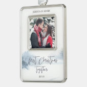 Winter Wonderland | Gepersonaliseerd foto Ornament (Links)