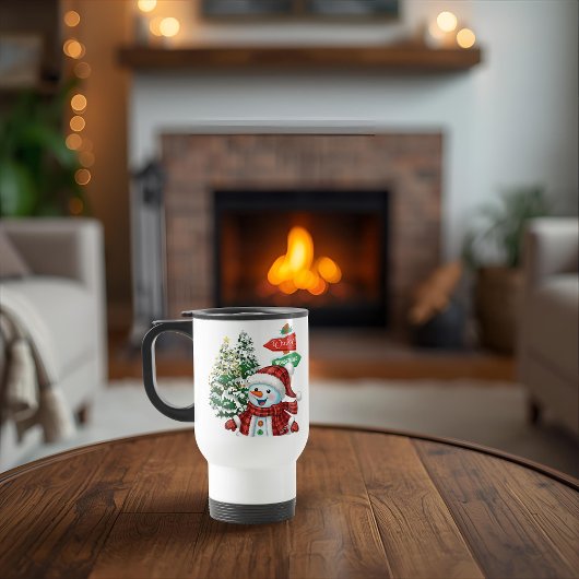 Winter Wonderland - Gepersonaliseerde Reisbeker