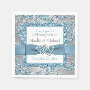 Winter Wonderland, Gevoegde harten Papieren servet