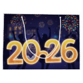 Winter Wonderland Gift Bag Groot Cadeauzakje (Achterkant)