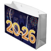 Winter Wonderland Gift Bag Groot Cadeauzakje (Achterkant Gekanteld)