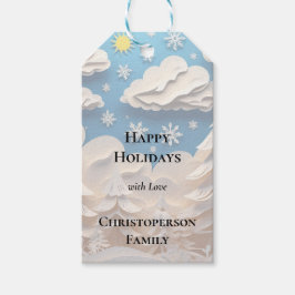 Winter Wonderland Gift Tag Cadeaulabel