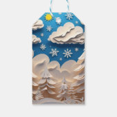 Winter Wonderland Gift Tag Cadeaulabel (Achterkant)