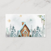 Winter wonderland Gingerbre Books for Baby Request Informatiekaartje (Achterkant)