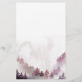 Winter Wonderland Girl Baby shower Bingo Game (Achterkant)