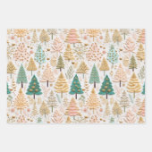 Winter Wonderland Girl Birthday Inpakpapier Vel (Voorkant 2)