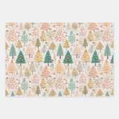 Winter Wonderland Girl Birthday Inpakpapier Vel (Voorkant)