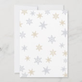 Winter Wonderland Girl eerste uitnodiging (Achterkant)