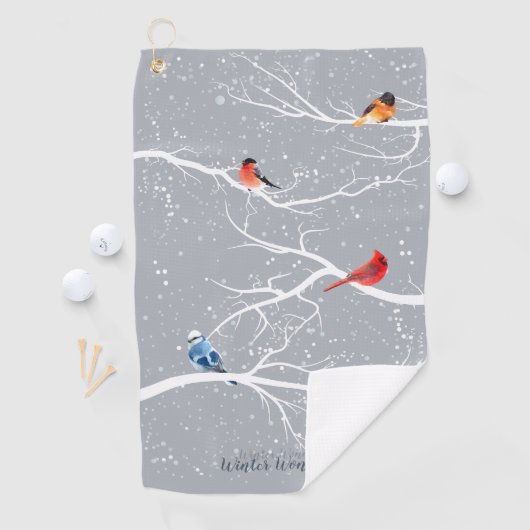 Winter Wonderland Golfhanddoek (Insitu)