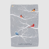 Winter Wonderland Golfhanddoek (Voorkant)