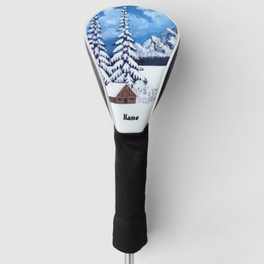 Winter Wonderland Golfheadcover (Voorkant)