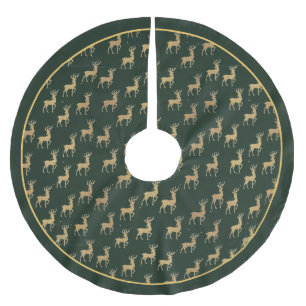 Winter Wonderland Gouden Rendier Boomkleed Kerstboom Rok