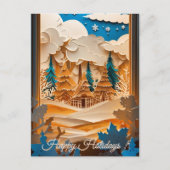 Winter Wonderland Greeting Briefkaart (Voorkant)