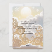 Winter Wonderland Greeting Feestdagenkaart (Achterkant)