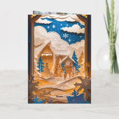 Winter Wonderland Greeting Kaart (Achterkant)