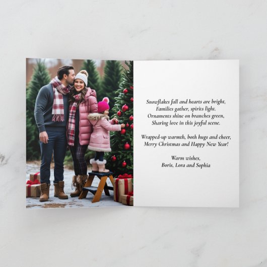 Winter Wonderland Greeting Kaart (Binnen)