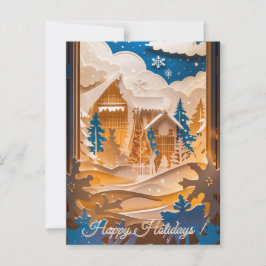 Winter Wonderland Groet Briefkaart