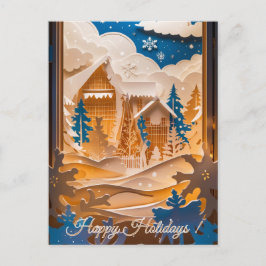 Winter Wonderland Groet Briefkaart