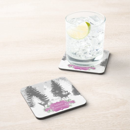 Winter Wonderland Hard plastic onderzetter - Magen (Rechterzijde)