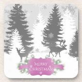 Winter Wonderland Hard plastic onderzetter - Magen (Voorkant)