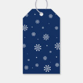 Winter wonderland Hartelijk dank voor de sneeuwval Cadeaulabel (Achterkant)