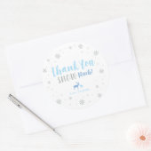 Winter wonderland, heel erg bedankt sticker (Envelop)
