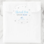 Winter wonderland, heel erg bedankt sticker (Tas)