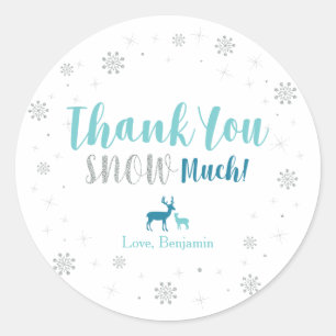 Winter wonderland, heel erg bedankt sticker
