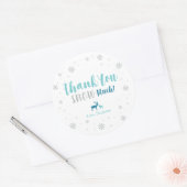 Winter wonderland, heel erg bedankt sticker (Envelop)