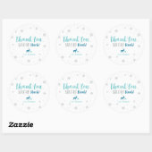 Winter wonderland, heel erg bedankt sticker (Vel)